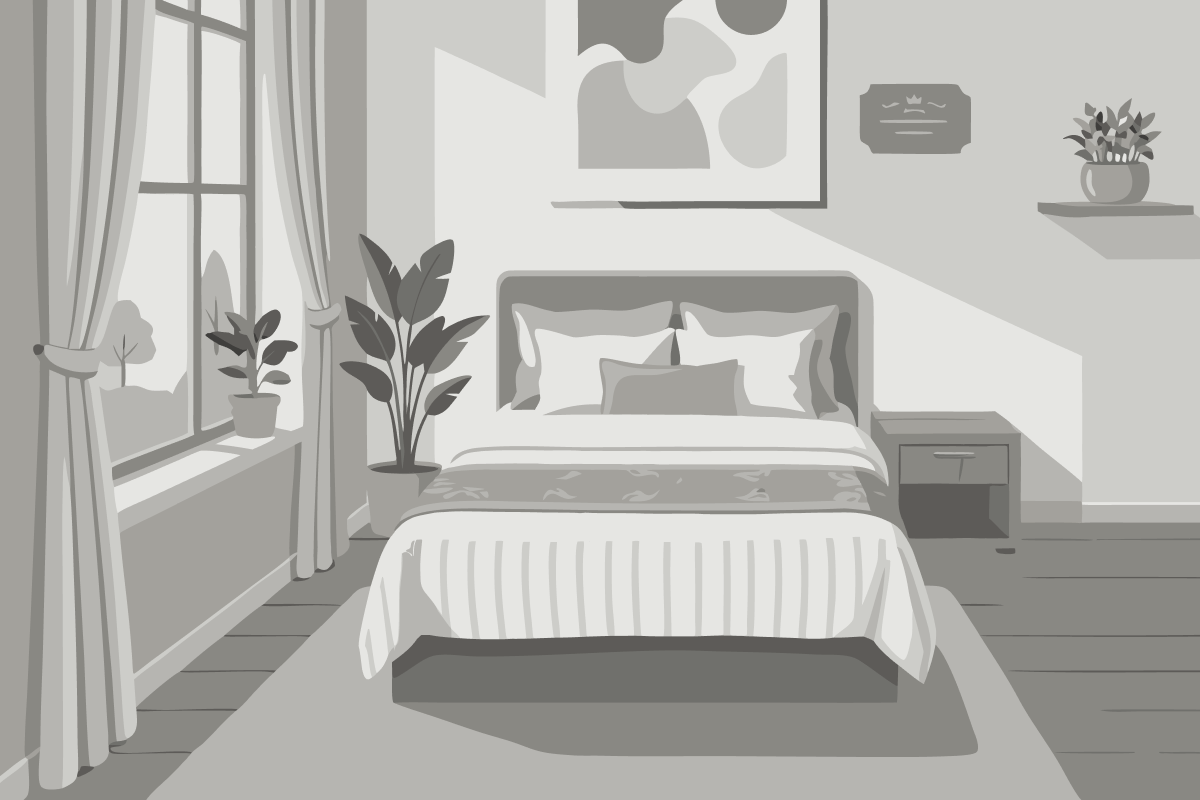 Small Single Room with Shared Bathroom